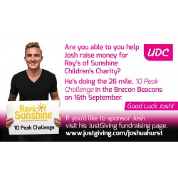 Josh to do 10 Peaks for Charity